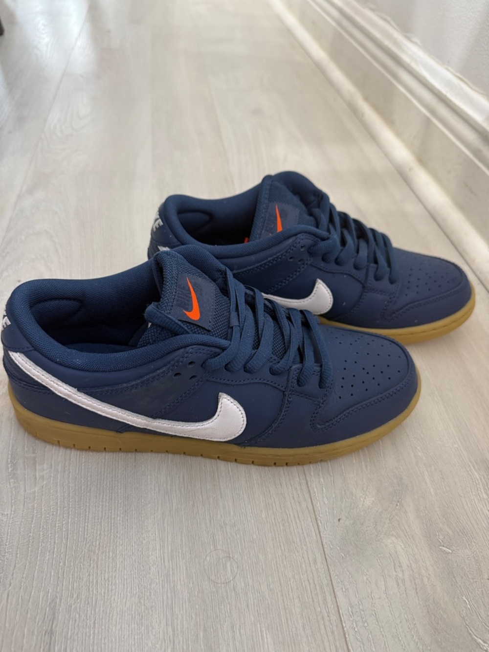 Nike SB Dunk Low Pro Orange Label “Navy Gum” Men’s Sneakers